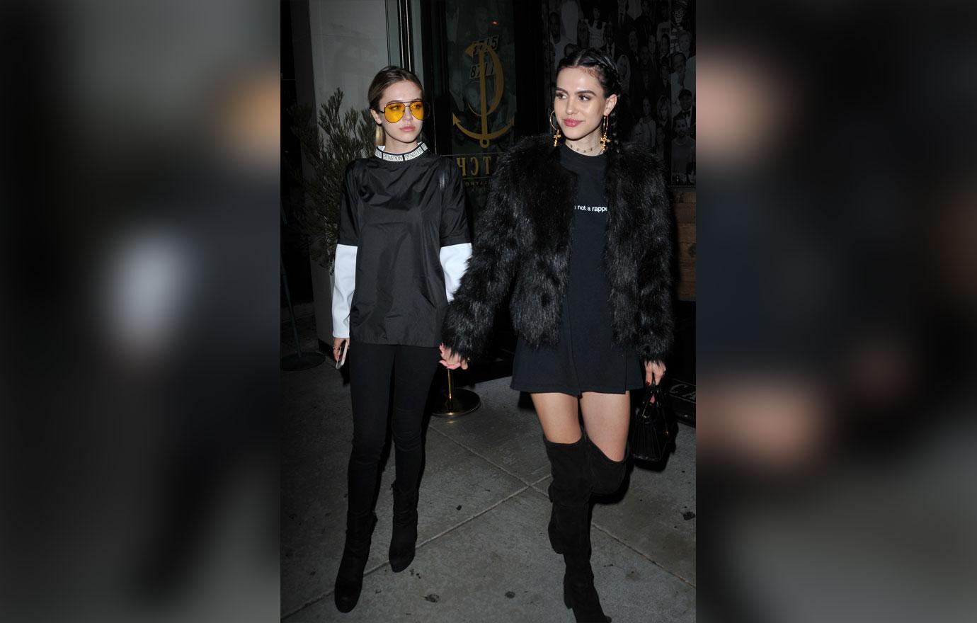 Delilah Belle Hamlin and Amelia Gray Hamlin do Catch LA for dinner