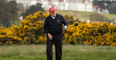 donald trump golf slammed game