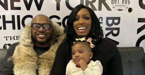 Porsha Williams And Dennis McKinley With Daughter Pilar