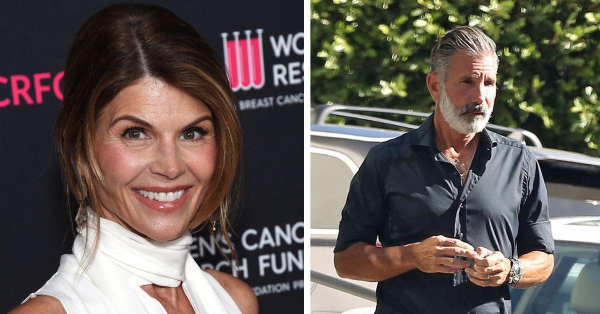 split photo of Lori Loughlin and Mossimo Giannulli