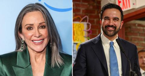 Split Photo of Patricia Heaton and Zohran Mamdani