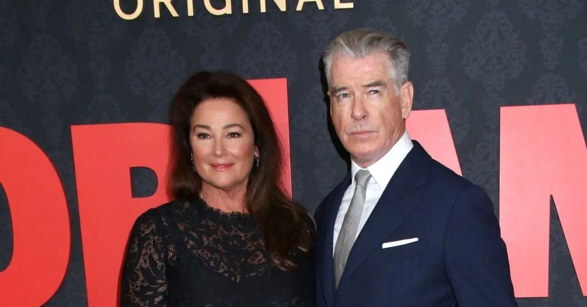 Photo of Pierce Brosnan and Keely Shaye Smith