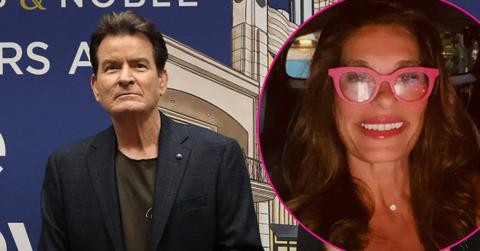 Split Photo of Charlie Sheen & Dolly Fox