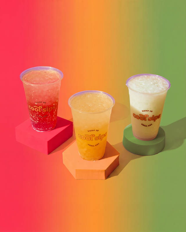all three drinks
