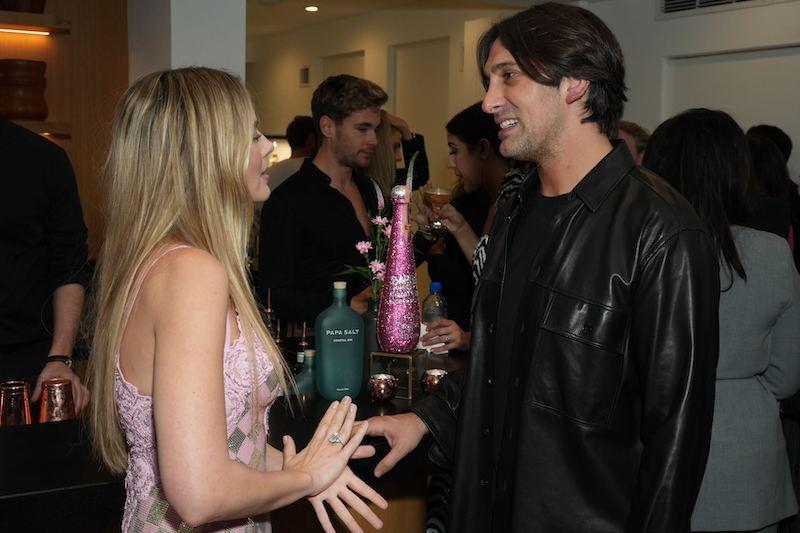 margot robbie and her stylist andrew mukamal even keep their drinks pink with tequila don julio rosado