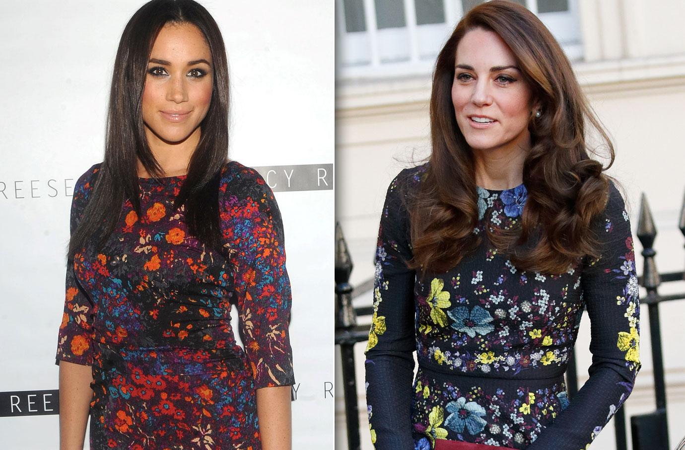 Meghan Markle Kate Middleton Matching Outfits