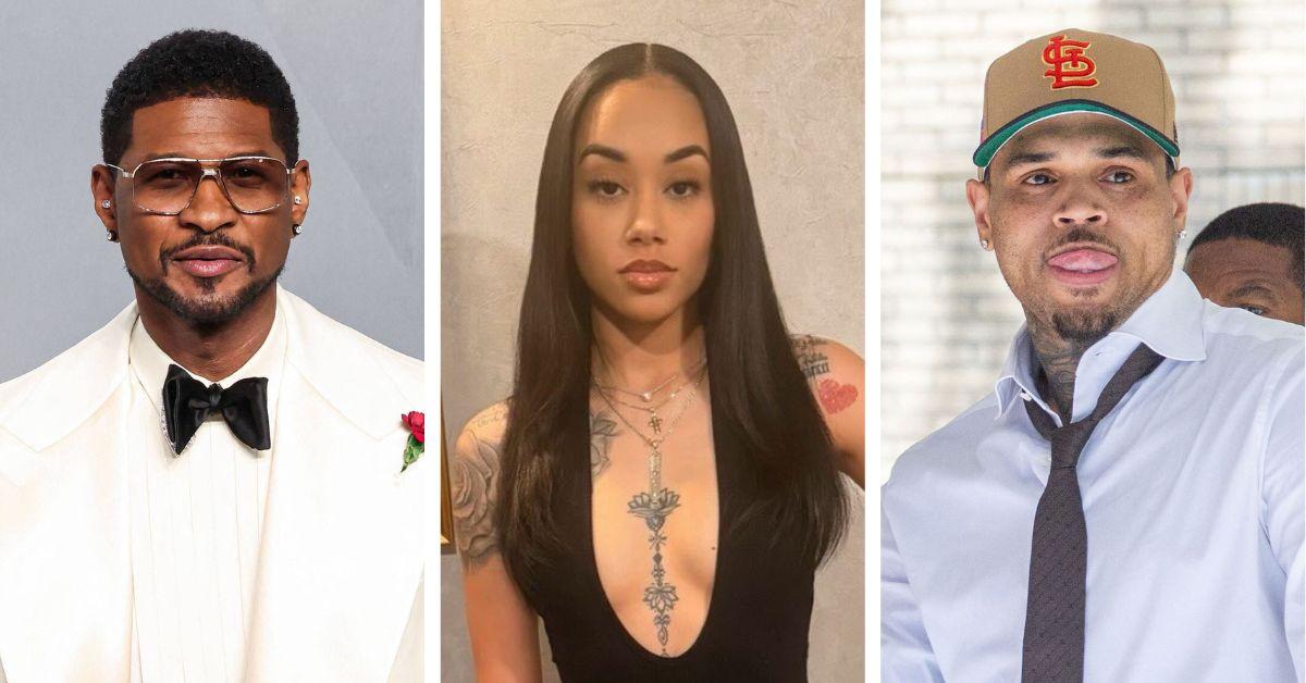 usher fan went to concert for chris brown
