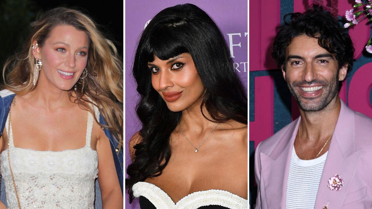Photo of Blake Lively, Jameela Jamil and Justin Baldoni
