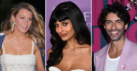 Photo of Blake Lively, Jameela Jamil and Justin Baldoni
