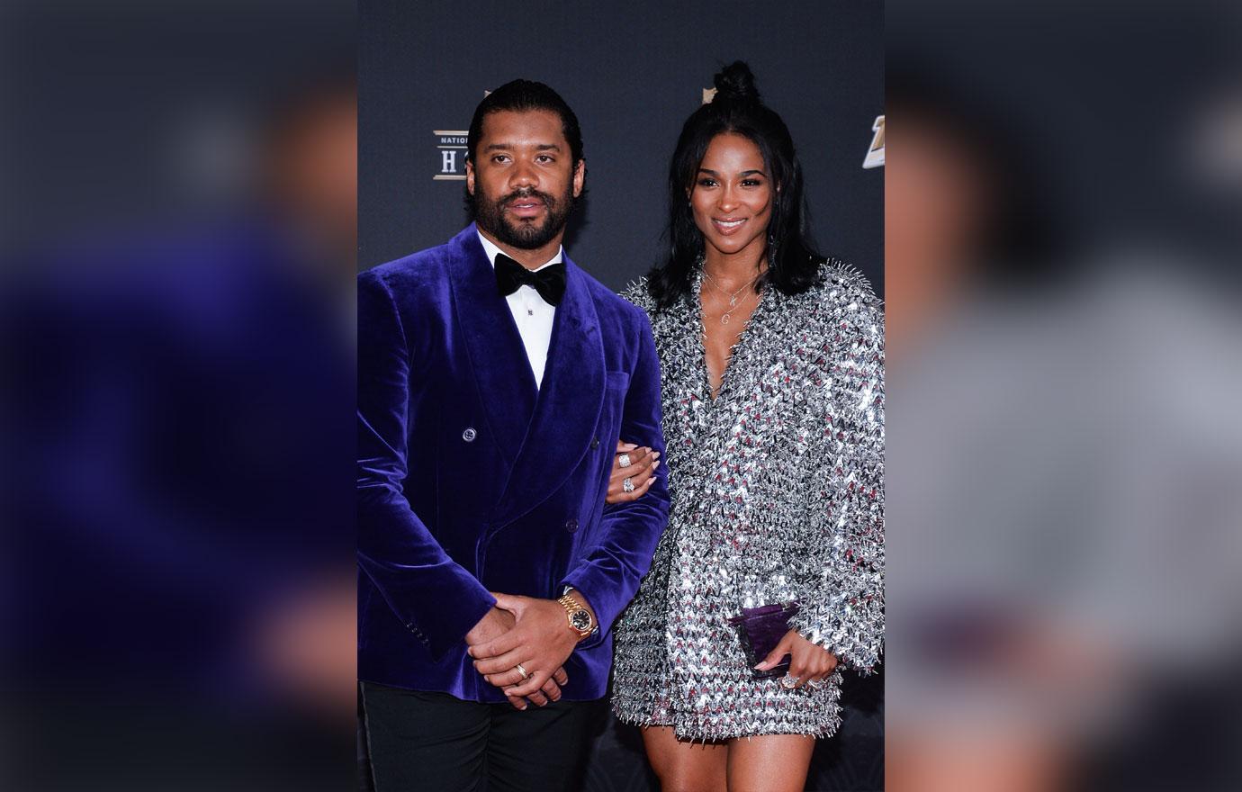 Pregnant Ciara & Russell Wilson Honor Kobe Bryant With Matching Outfits