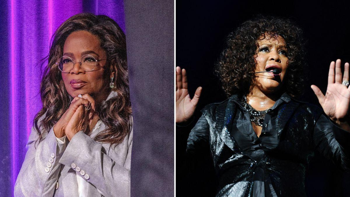 Image of Oprah Winfrey called her interview with Whitney Houston one of her most powerful conversations.