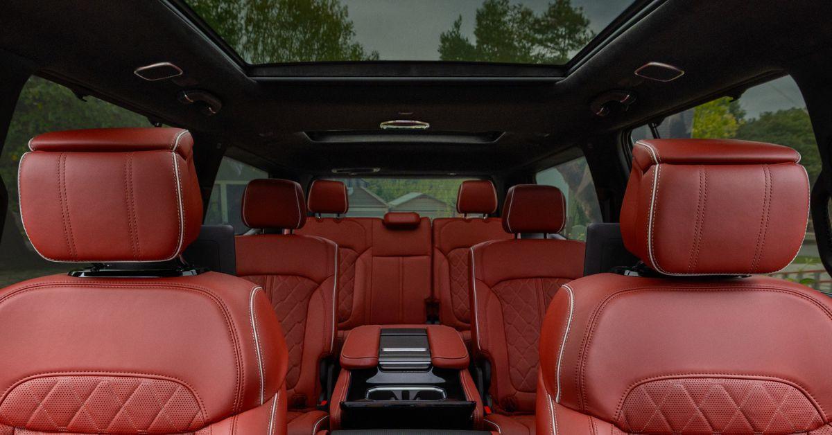 image of Pictured: Interior of the car.