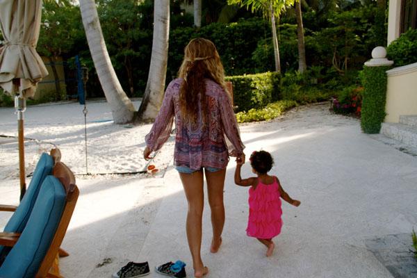 Blue Ivy Beyonce Walking