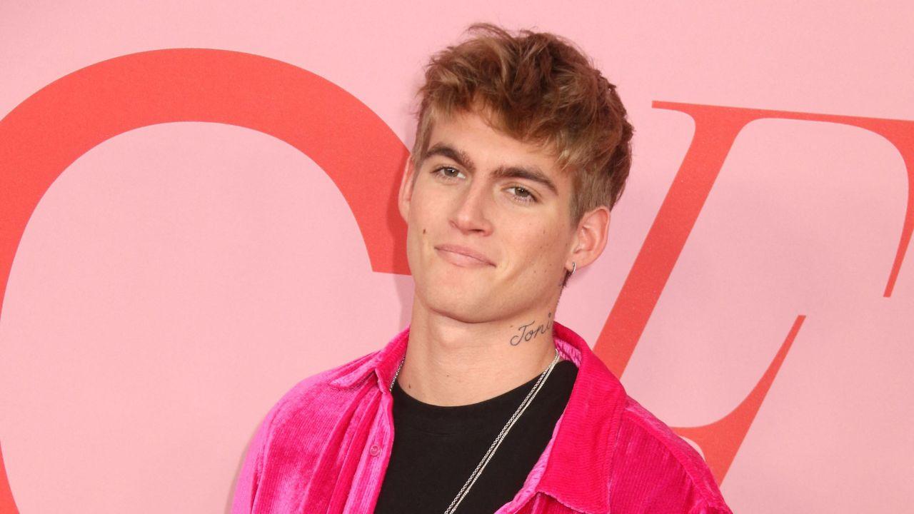 Image of Presley Gerber arrived at the sober-living facility shortly after 6 p.m. on September 19.