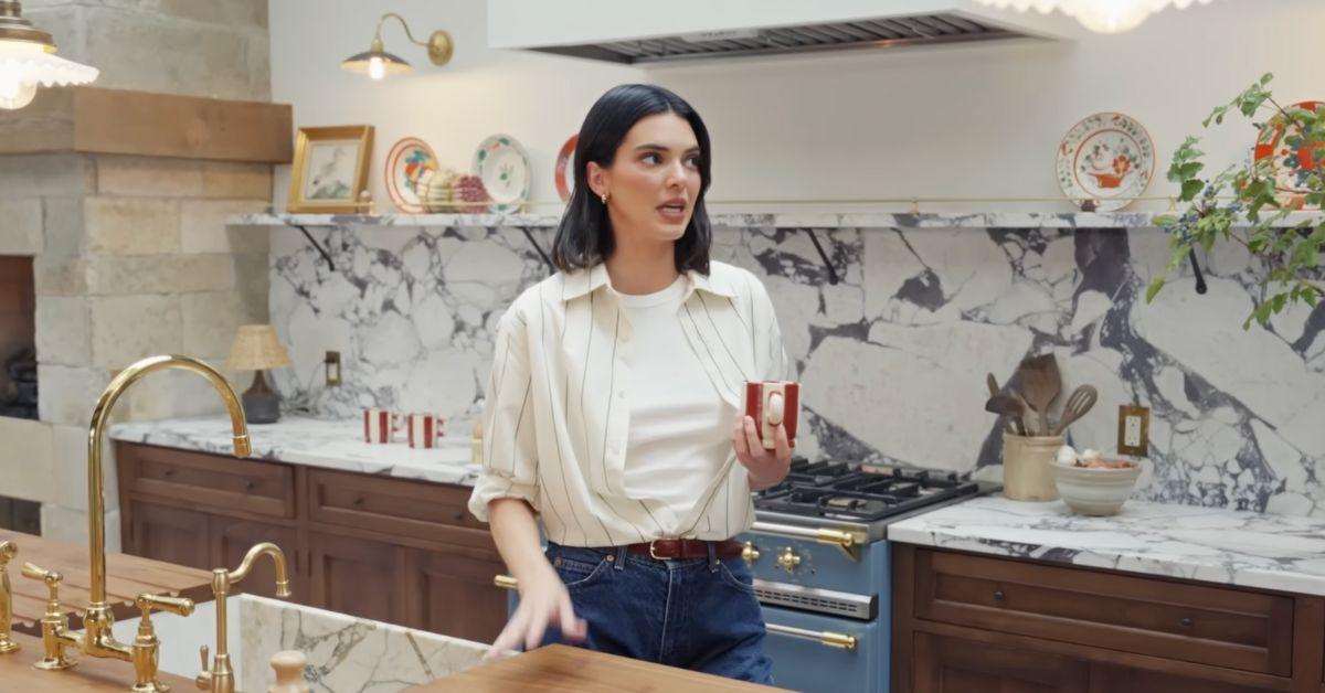 Image of Kris Jenner suggested Kendall Jenner build a fireplace.