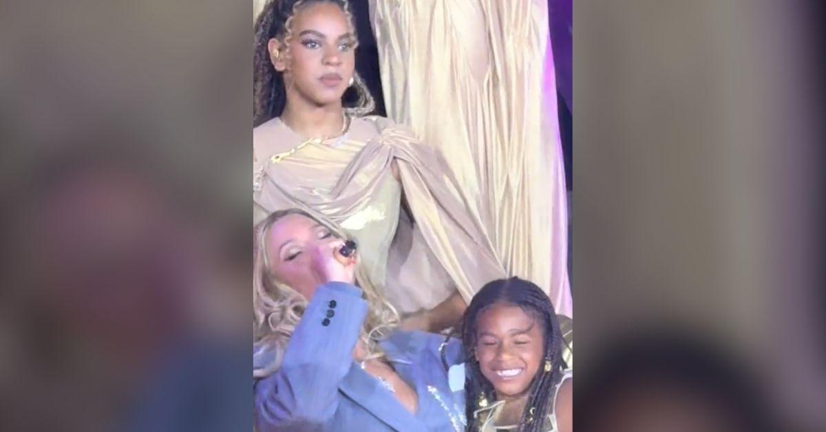 beyonce blue ivy earrings cowboy carter tour watch