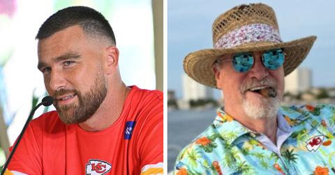 travis kelce terrified dad wood
