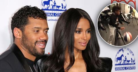 Ciara’s Son Future Gets Basketball Lessons From Russell Wilson
