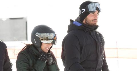 kourtney kardashian scott disick reunite aspen long