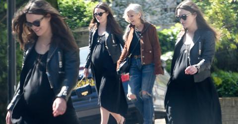 Keira knightley baby bump