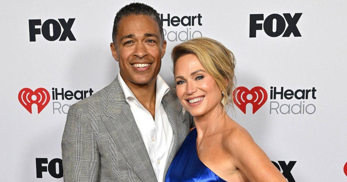 Photo of T.J. Holmes and Amy Robach.