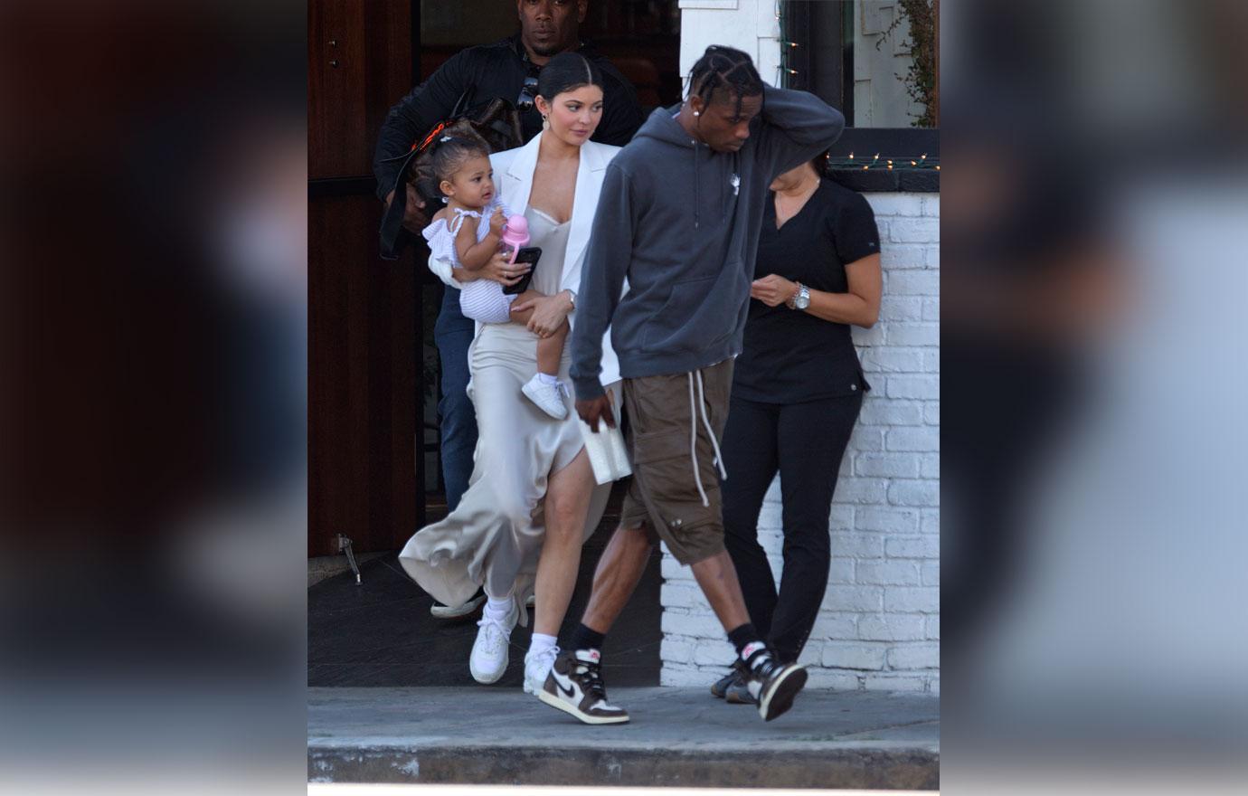 Kylie Jenner, Travis Scott & daughter Stormi