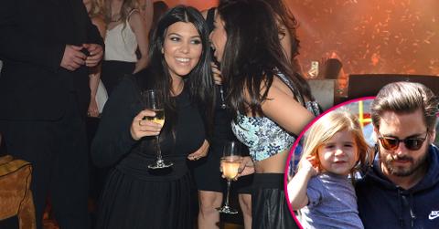 Kourtney kardashian parties scott disick