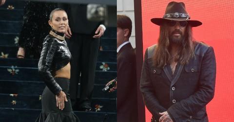 Composite Photo of Miley Cyrus and Billy Ray Cyrus