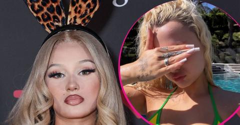 split image of Alabama Barker and Alabama Barker