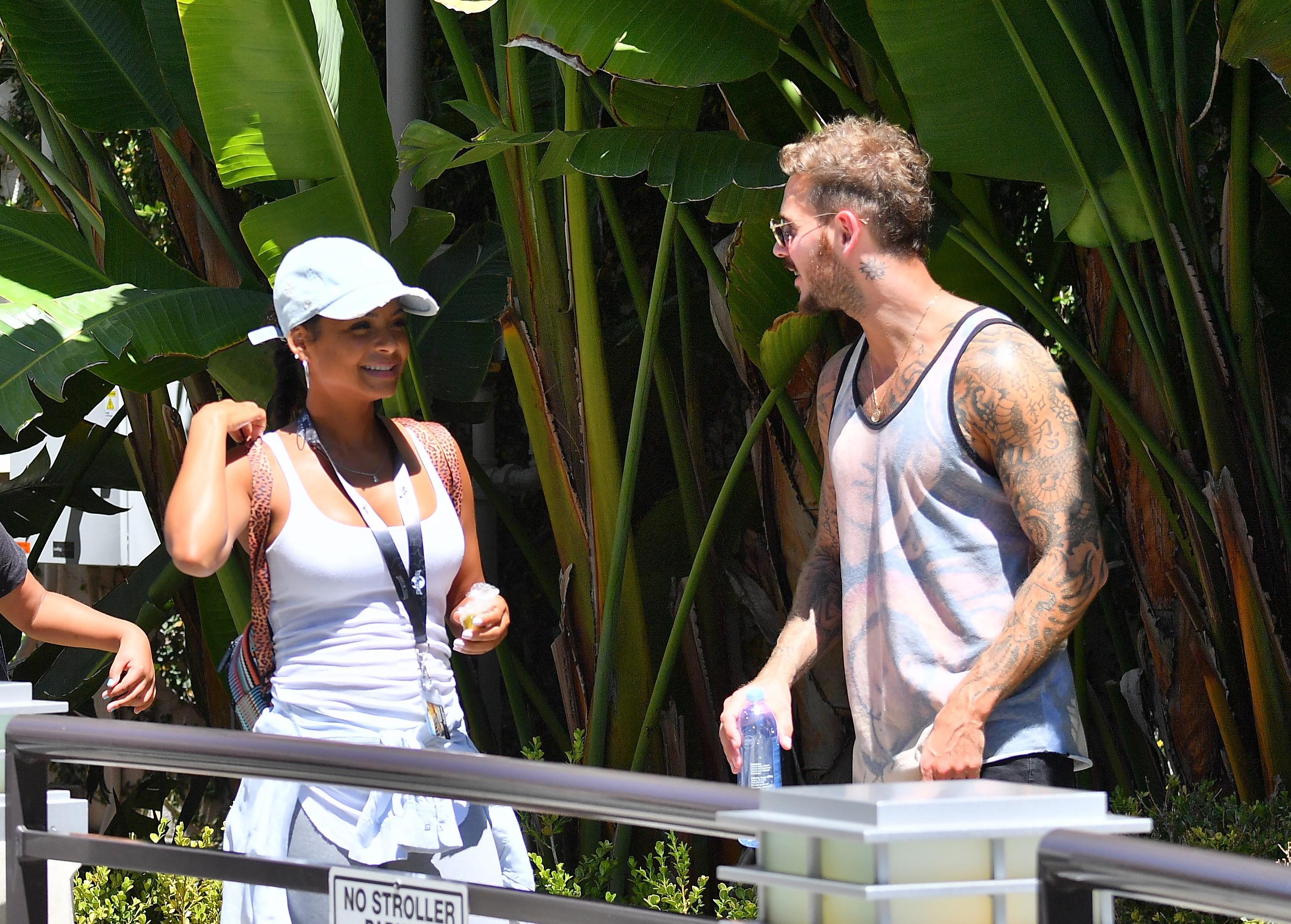 Christina Milian And Boyfriend Matt Pokora Pack On PDA