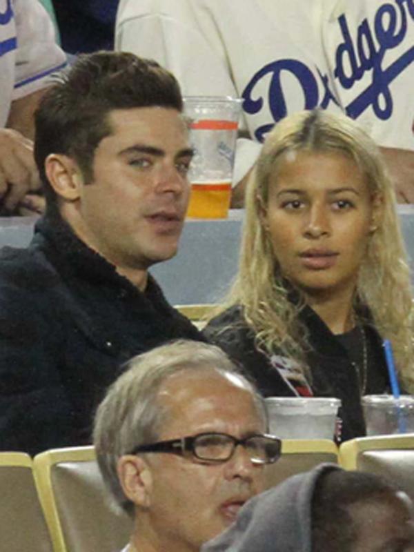 Zac Efron with rumoured girlfriend Sami Miro in LA