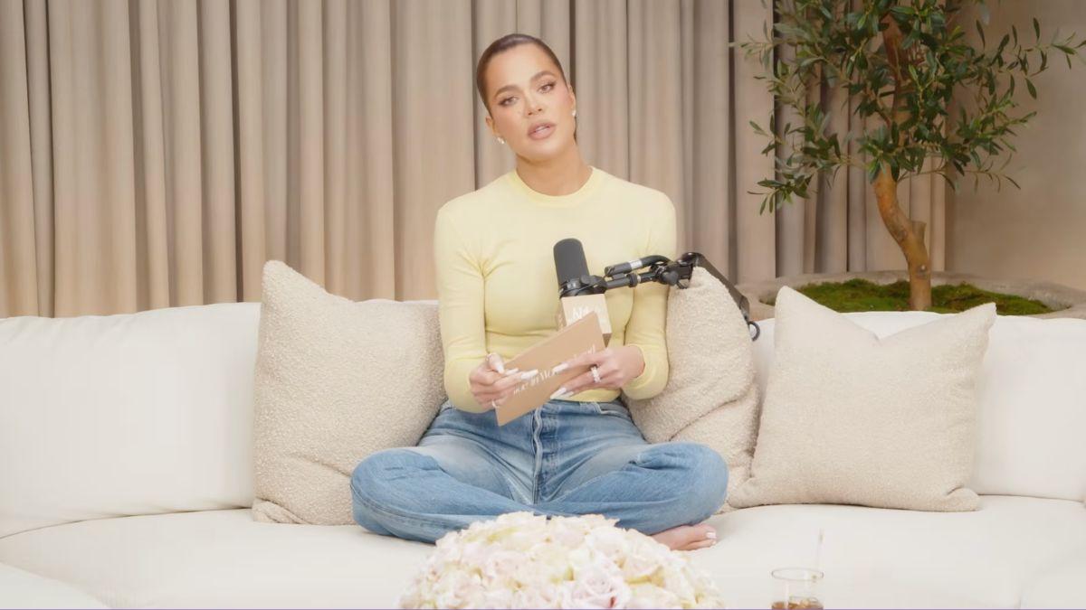 Image of Khloé Kardashian previously dated Tristan Thompson.