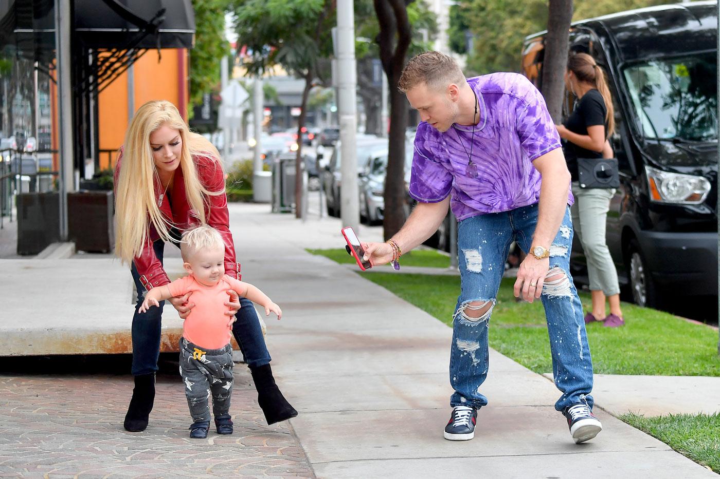 EXCLUSIVE: Spencer and Heidi Pratt show off their son&#8217;s walking skills while out in Beverly Hills