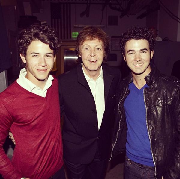 Nick Jonas Paul McCartney Kevin Jonas