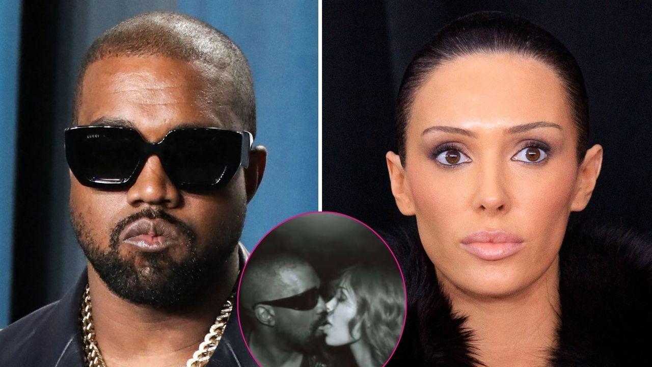 kanye west bianca censori touch tongues