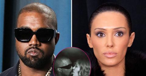 kanye west bianca censori touch tongues