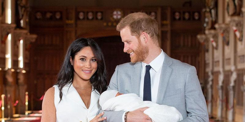 Meghan Markle And Prince Harry Holding Baby Archie