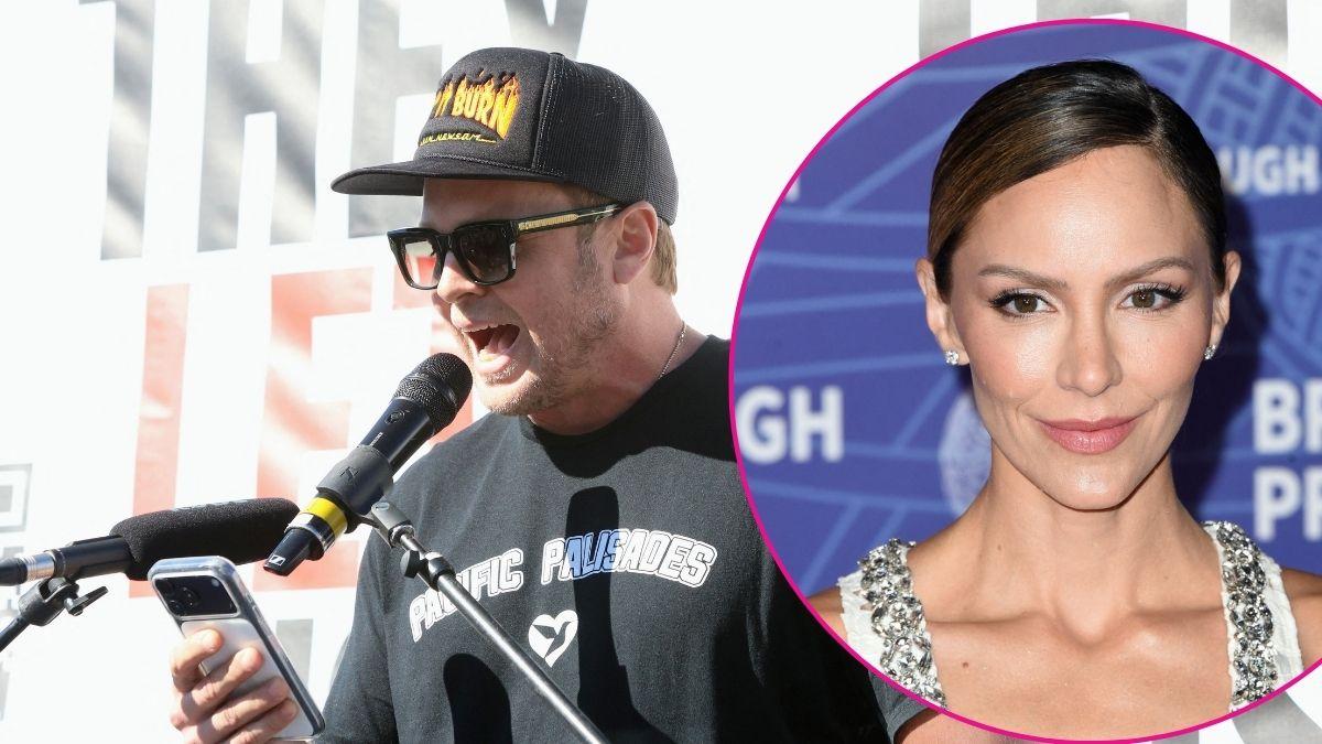 Composite photo of Spencer Pratt and Katharine McPhee.