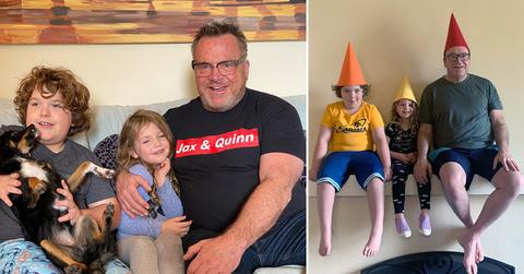 tom arnold with kids