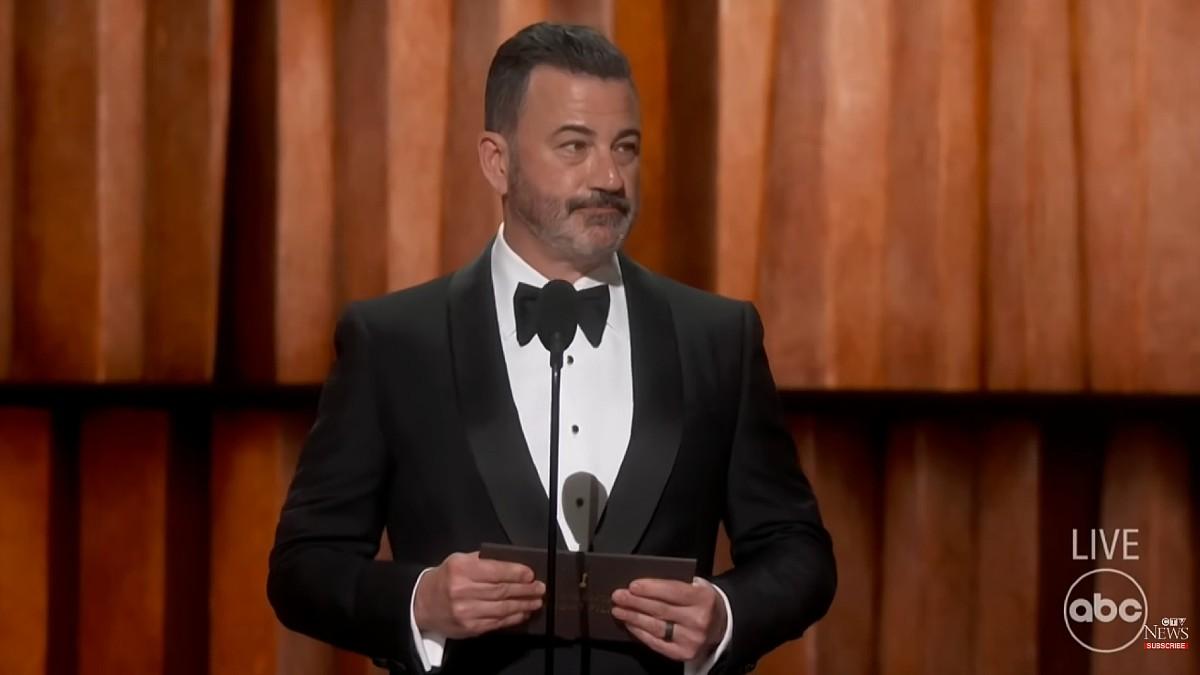image of Jimmy Kimmel took a dig at CBS at the 2026 Oscars.