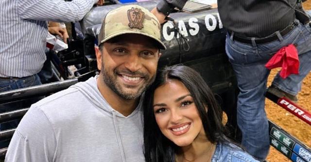 Photo of Kash Patel and Alexis Wilkins