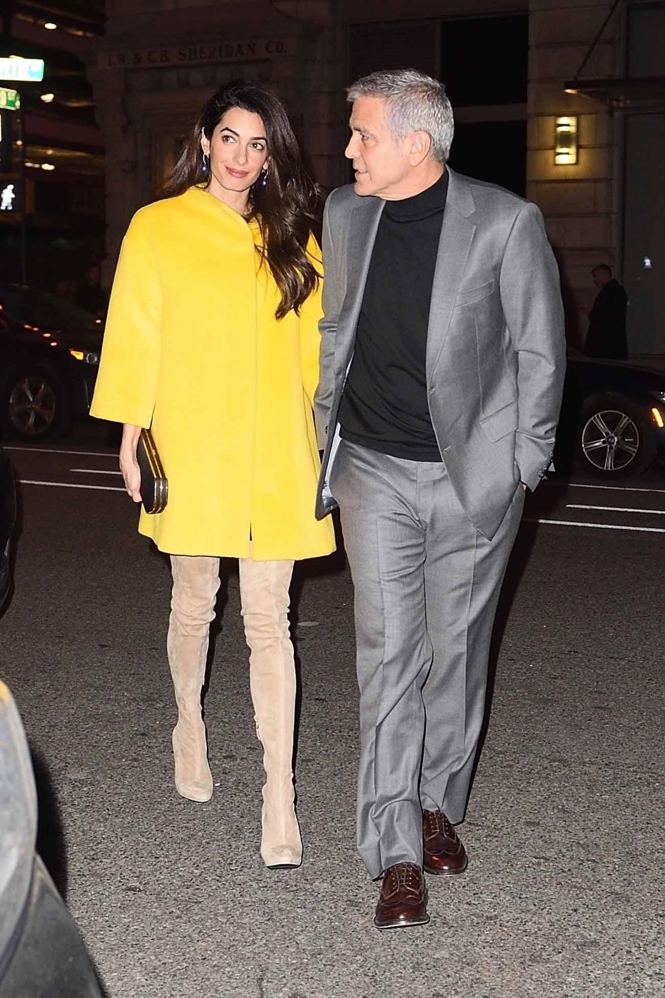 George clooney date night amal