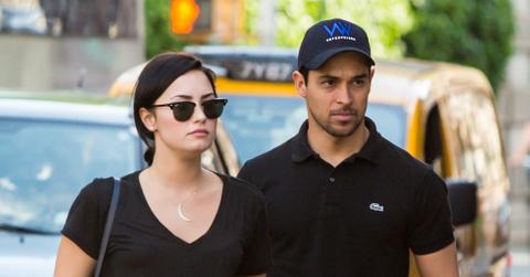 EXCLUSIVE: Demi Lovato and her boyfriend Wilmer Valderrama are seen in NYC