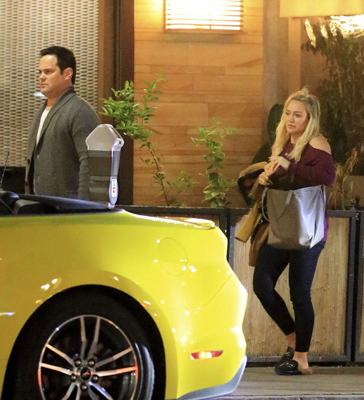 Exclusive&#8230; Premium: Hilary Duff Has Dinner With Ex Husband Mike Comrie In Beverly Hills ***NO USE W/O PRIOR AGREEMENT &#8211; CALL FOR PRICING***