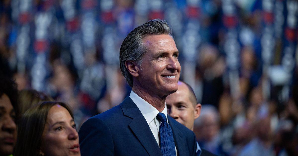 image of Gavin Newsom recently hosted Trump allies on his podcast.