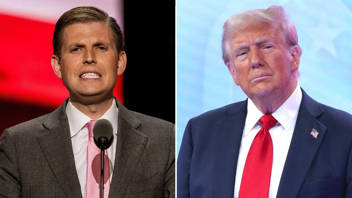 Photo of Eric Trump and Donald Trump