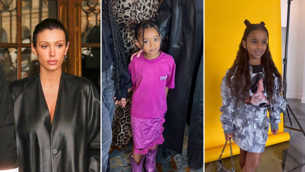 image of Bianca Censori was photographed spending time with Chicago West and Dream Kardashian during a rare Los Angeles outing.