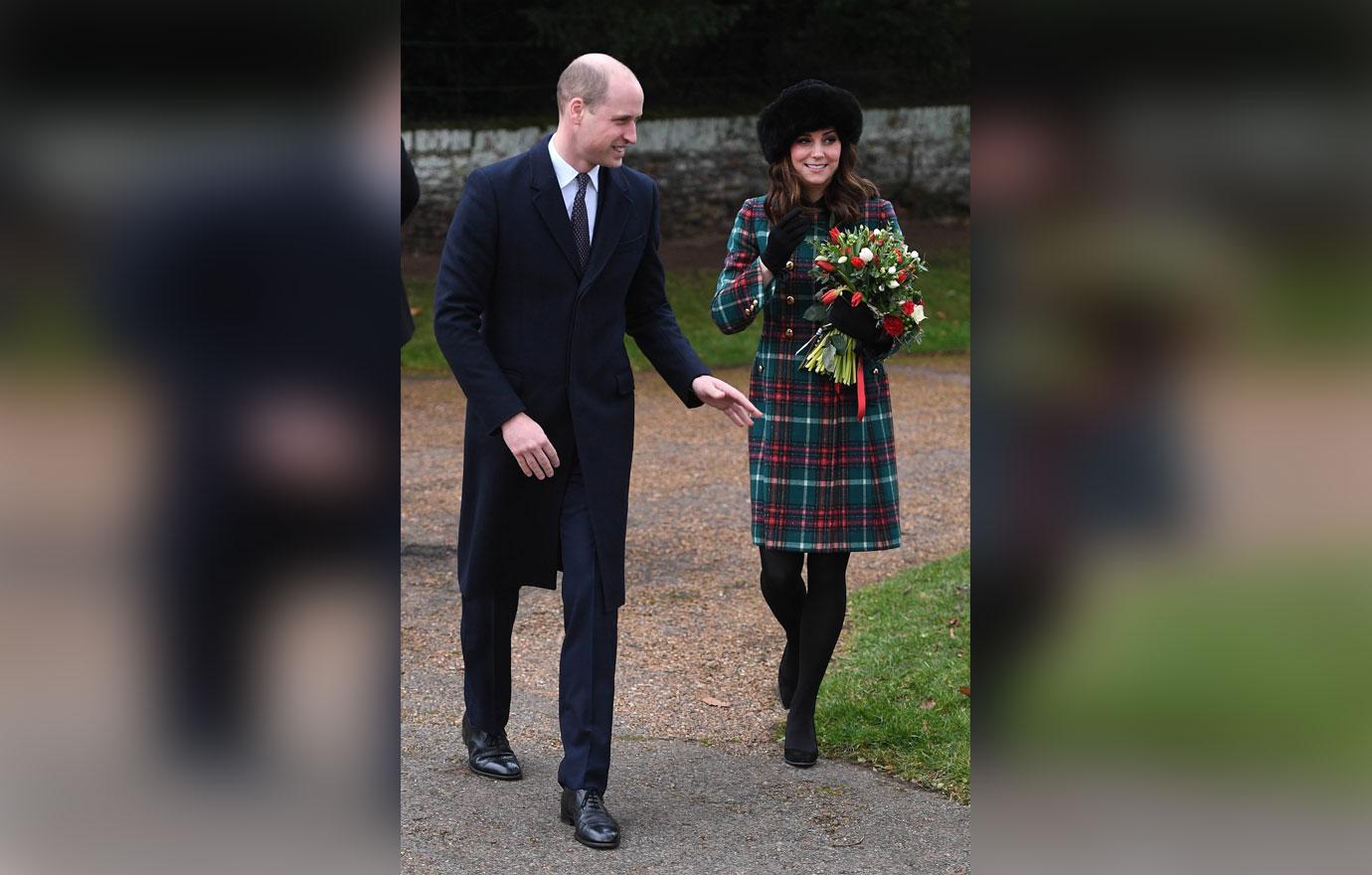 The royal family attends a Christmas Day church service in Britain