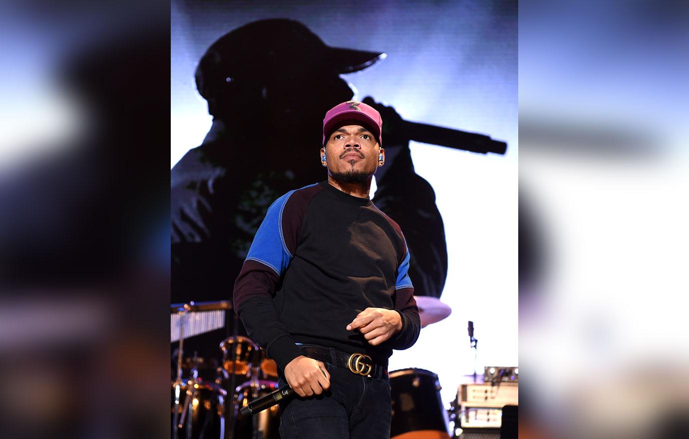 Chance the Rapper performs.