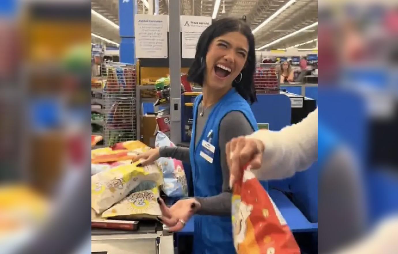 charli damelioworking walmart twitter